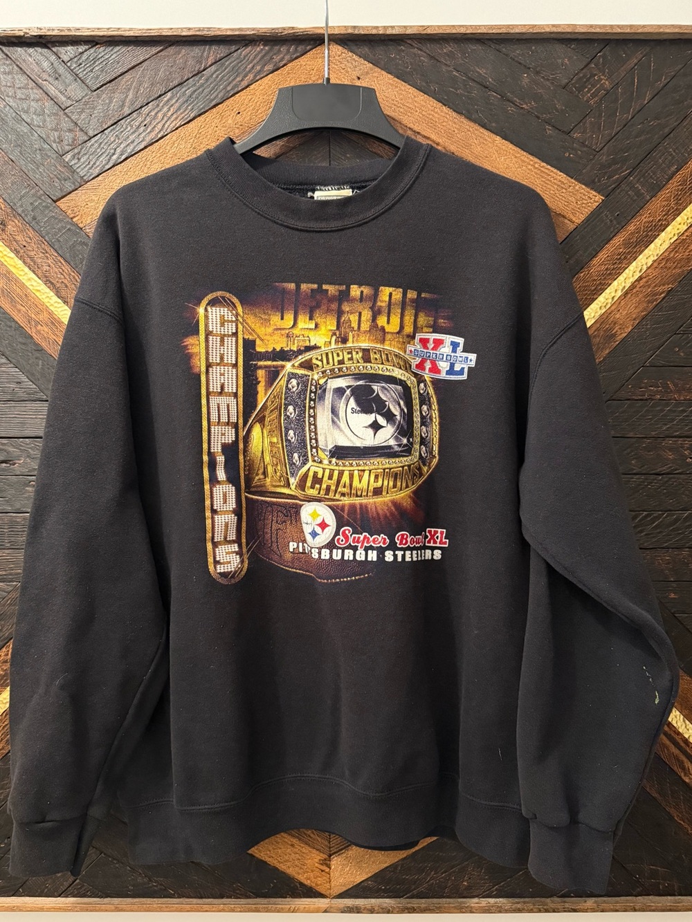 Vintage Lee Steelers Super Bowl XL Champions Sweatshirt